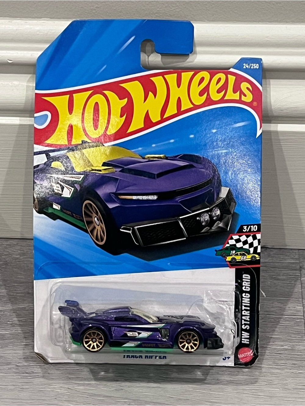 Hot Wheels Purple Track Ripper Race Car
